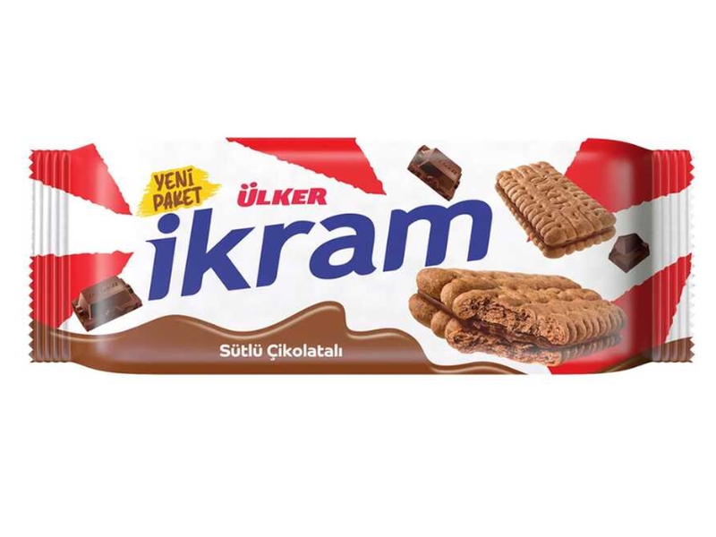 Ülker İkram Çikolatalı Bisküvi 84gr 24lü