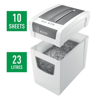 LEITZ EVRAK İMHA MAKİNESİ IQ HOME OFFICE SLIM P4 8001 10 YAPRAK KAPASİTELİ