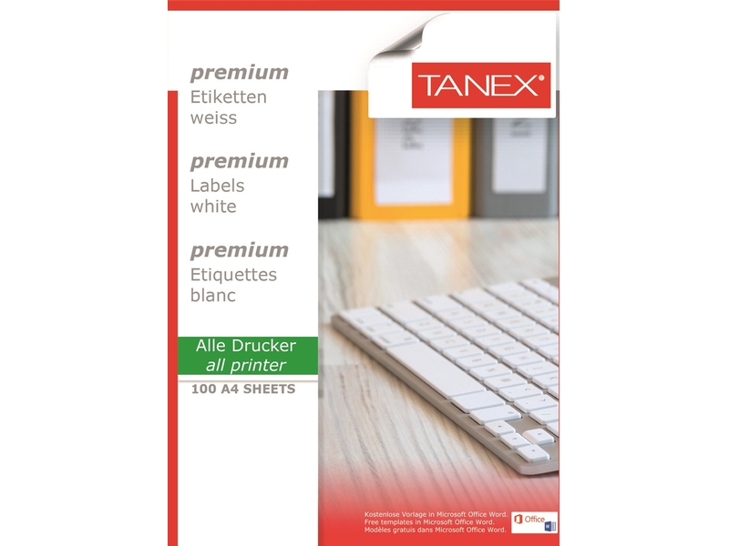 TANEX LASER ETİKET TW-2010 99.06 X 57 MM ( 10 ) 100 LÜ