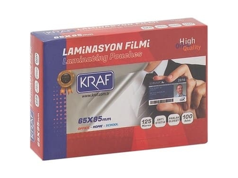 Kraf 2126 Laminasyon Filmi 65Mx95Mm 125Mic 100Lü