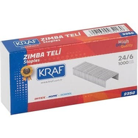 KRAF ZIMBA TELİ 24/6 BEYAZ 1000 Lİ 235G