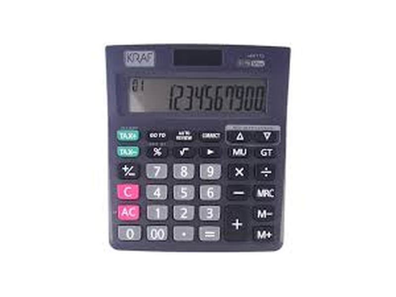 Kraf Hm-115 Hesap Makinesi Masaüstü 12 Hane Tax