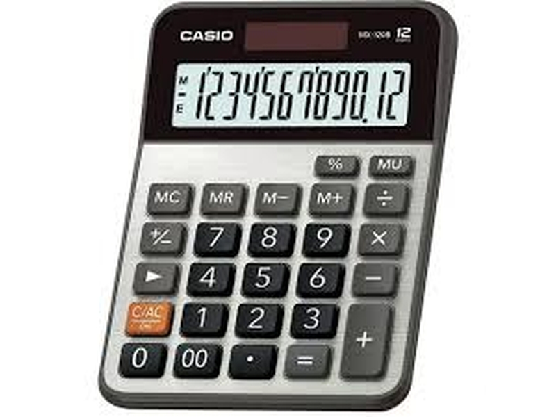 Casio Mx-120B Masaüstü Hesap Makinesi 12 Hane