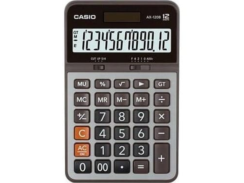 Casio Ax-120B Masaüstü Hesap Makinesi 12 Hane