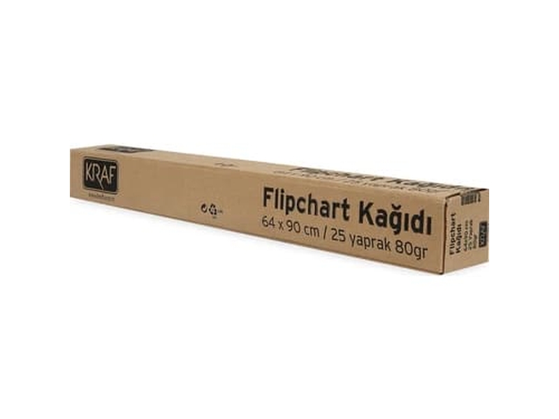 Kraf 703G Rulo Flipchart Kağıdı 25Yp 