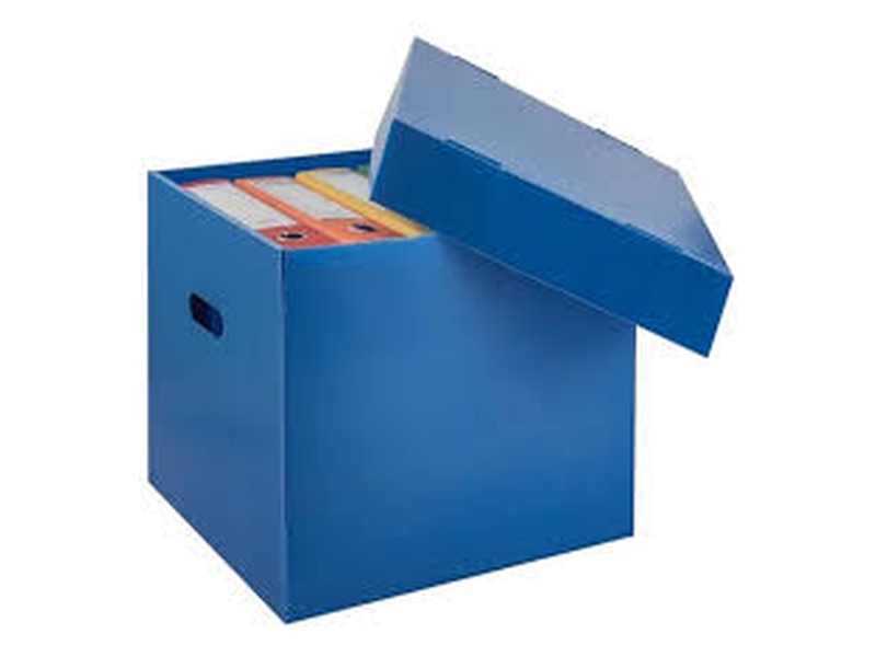 Kraf 915G Plastik Arşiv Kolisi 40X35X30 Mavi
