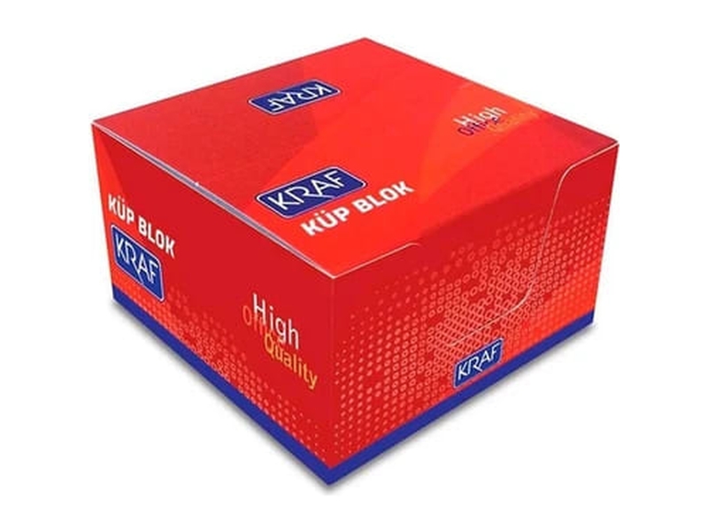 Kraf 116G Küp Not Kağıdı 9X9Cm 116Gr Beyaz