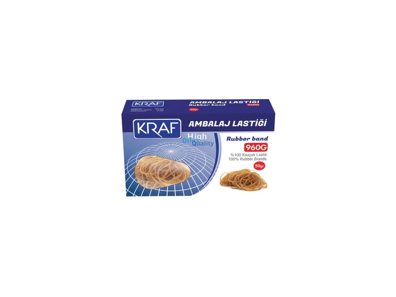 Kraf 960G Ambalaj Lastiği %100 Kauçuk 50G 