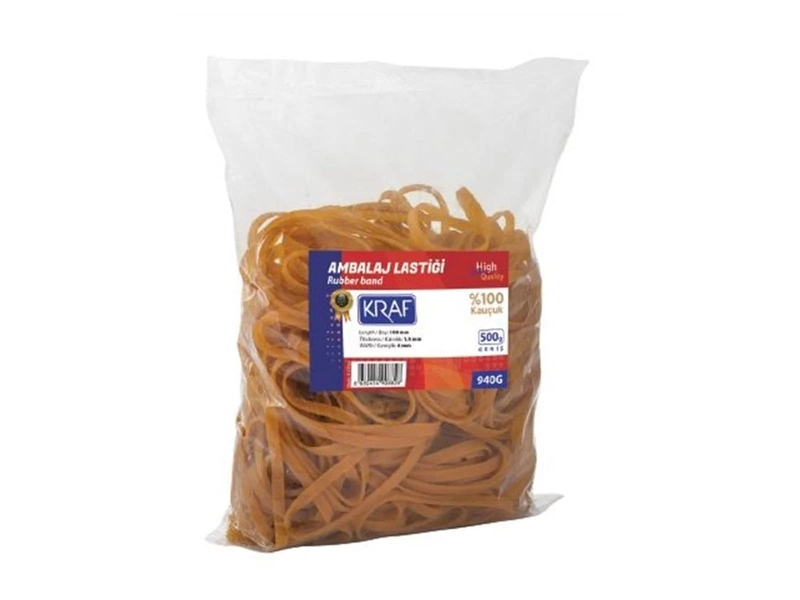 Kraf 940G Ambalaj Lastiği %100 Kauçuk 500G Geniş