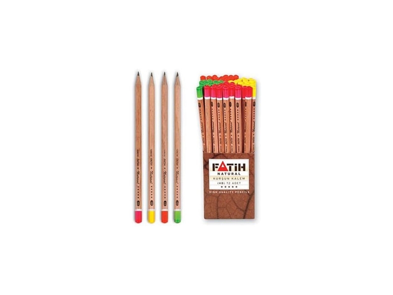 Fatih 12210 Natural Mercanlı Kurşun Kalem 