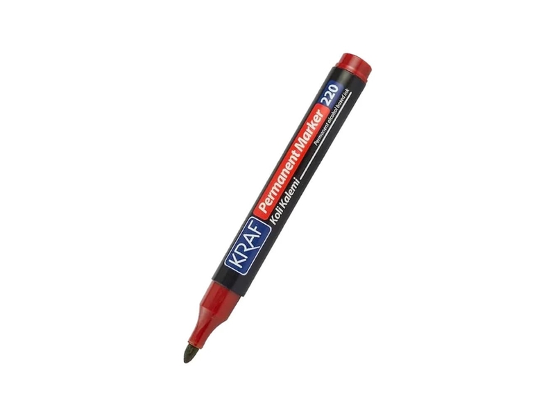 Kraf 220 Yuvarlak Uçlu Per Marker Kal. Kır.