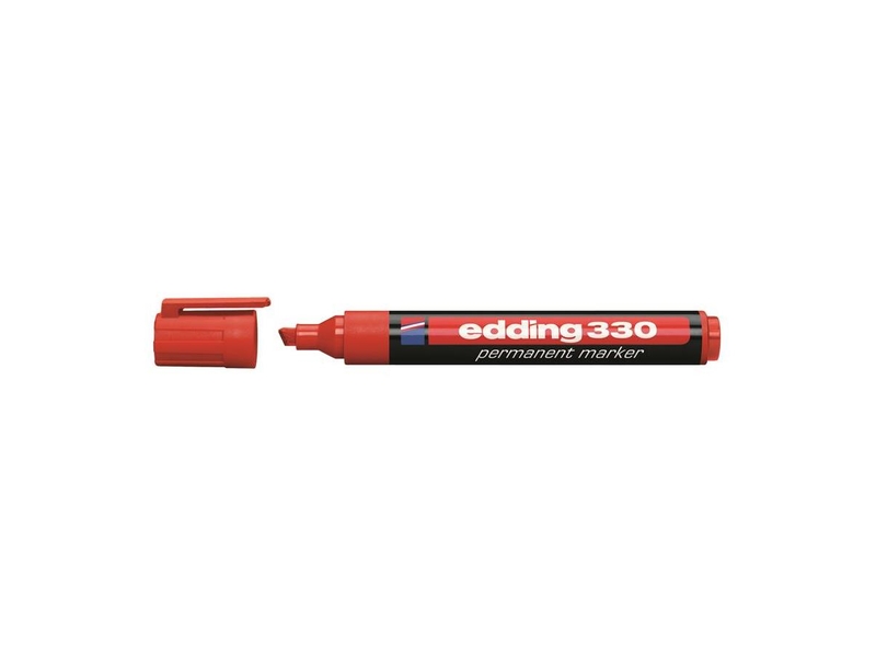 Edding 330 Kesik Uçlu Per Markör Kal Kırmızı