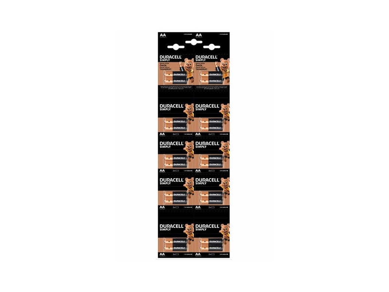 DURACELL KARTELA AA KALEM 20Lİ PİL