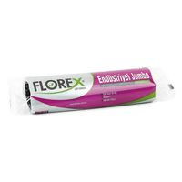 Florex  516 Endüstriyel Çöp Poşeti Jumbo Boy 80  x  110 cm 10 Adet  x  20 Rulo  600 GR Siyah