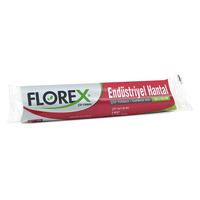 Florex  510 Endüstriyel Konteyner Çöp Poşeti 240 L 120  x  150 cm 10 Adet - Siyah