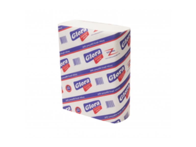 Glora Z Katlama Dispenser Havlu 20x20cm 150 Yaprak 12 Adet