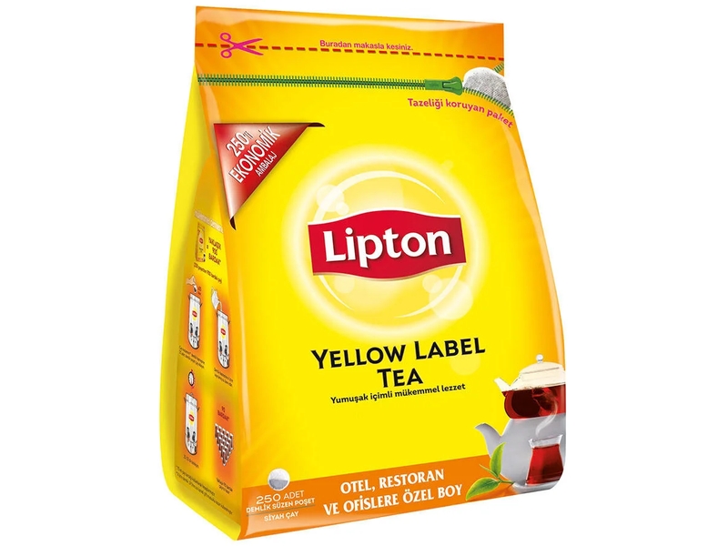 Lipton Yellow Label Demlik Poşet Çay 250'Li