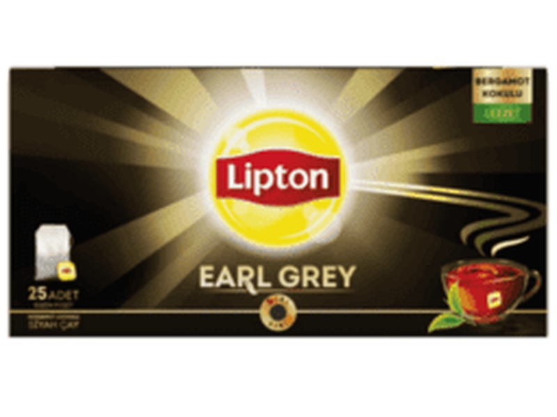 Lipton Earl Grey Bardak Poşet Çay 25'Li