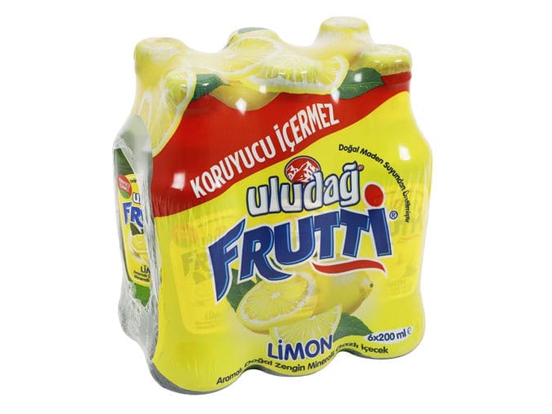 Uludağ Frutti Limon Aromalı Maden Suyu 24 lü