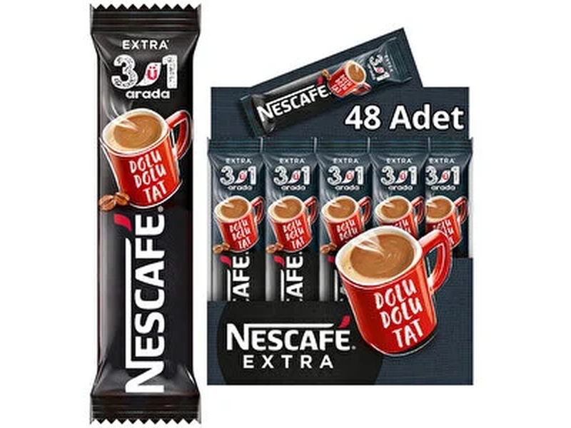 Nescafe 3'Ü 1 Arada Extra 48X16.5 Gr Çoklu Paket