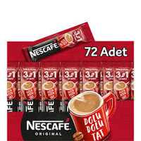 NESCAFE 3 Ü 1 AR.(17,5 GR.*72) (8*) (YENİ) leia