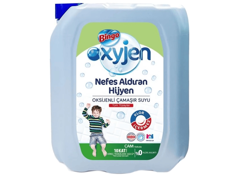Bingo Çamaşır Suyu Oksijenli Çam Koku 3240 Ml