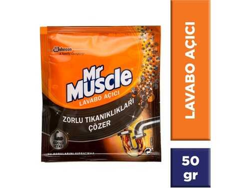 Mr.Muscle Granül Lavabo Açıcı 2 li 50Gr