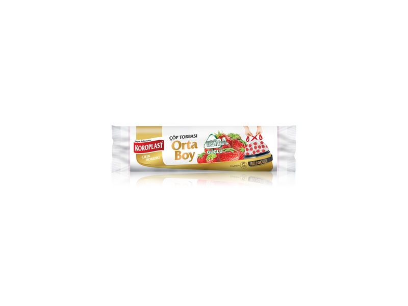 Koroplast Çöp Torbası Büzgülü Orta Boy 55X60 1