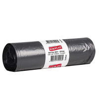 KOROPLAST ÇÖP TORBASI ENDÜSTRİYEL BATTAL SİYAH 72x95 400 GR 10 LU 62 MİC.