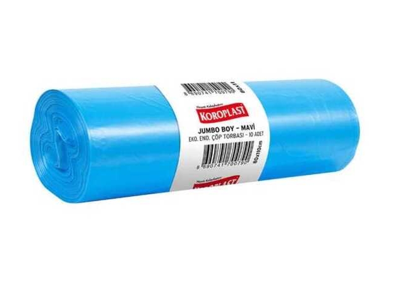Koroplast Çöp Poşeti Eko End Mavi Jumbo 80X110