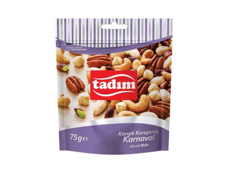 Tadım Karışık Kuruyemiş Karnaval Midi 75Gr 12'Li