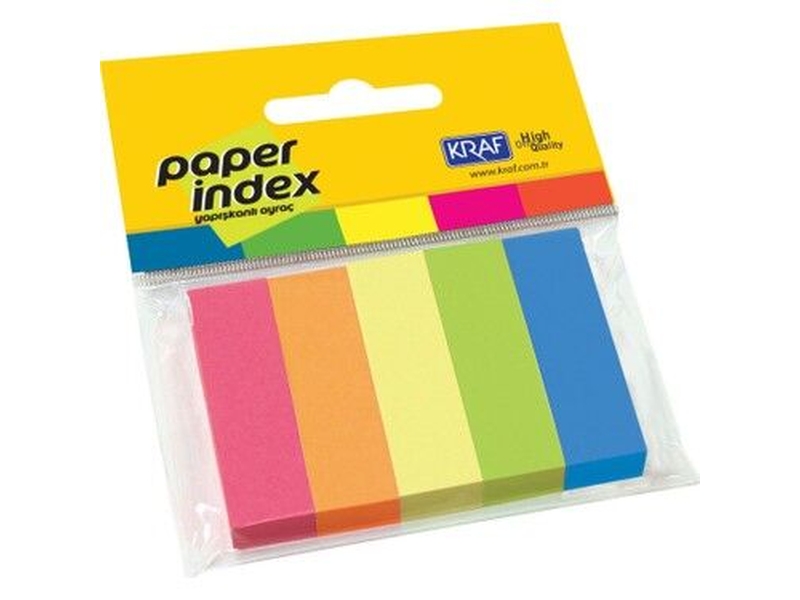 Kraf İndex Film 15Mmx50Mm 5 Renk 100Syf 