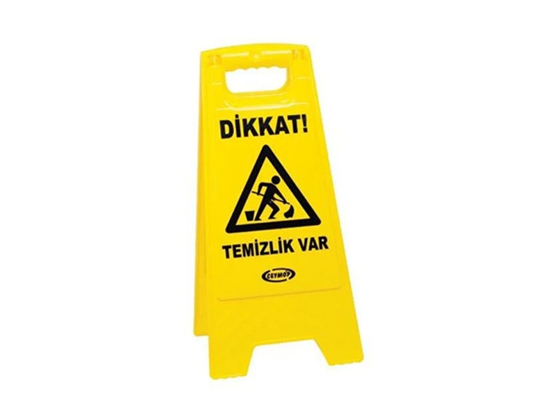 Ceymop Temizlik Var Levhası Sarı 