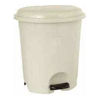 Ceymop Pedallı Çöp Kovası 40 Litre Turuncu Renk 