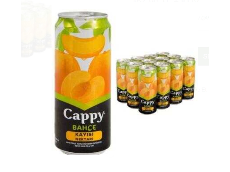 Cappy Kayısı Meyve Suyu 330Ml 12Li Koli
