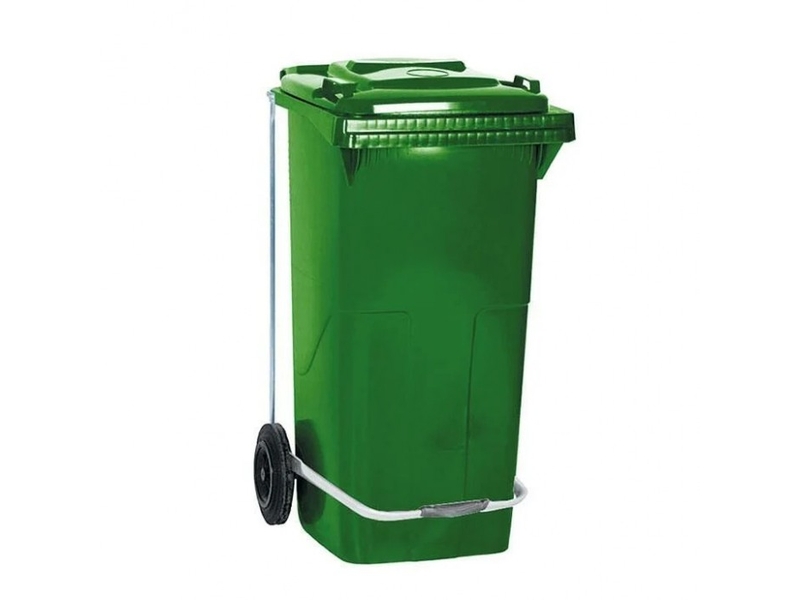 Ceymop Pedallı Konteyner Yeşil 120 Lt