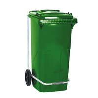 Ceymop Pedallı Konteyner Yeşil 120 Lt