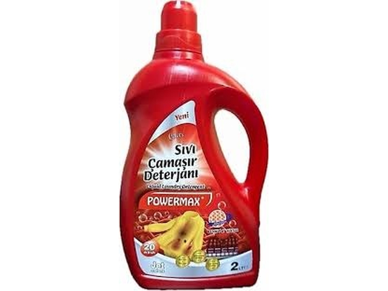 Powermax Sıvı Çamaşır Deterjanı Renkliler 2 Lt