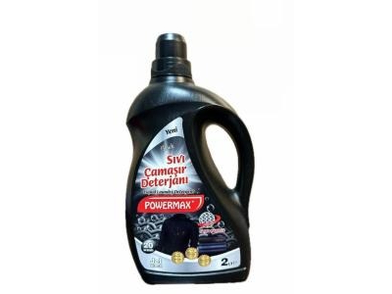Powermax Sıvı Çamaşır Deterjanı Siyahlar 2 Lt