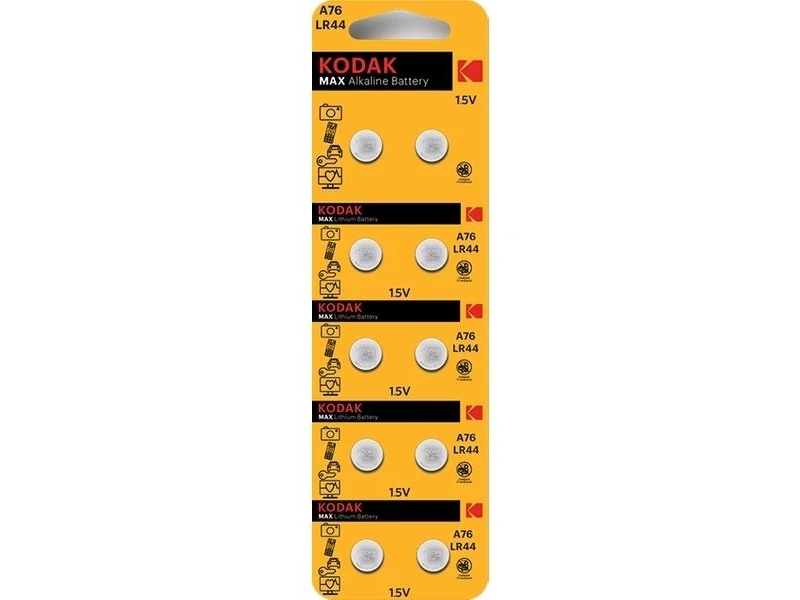 KODAK ALK BATT KA76 (LR44) 10LU