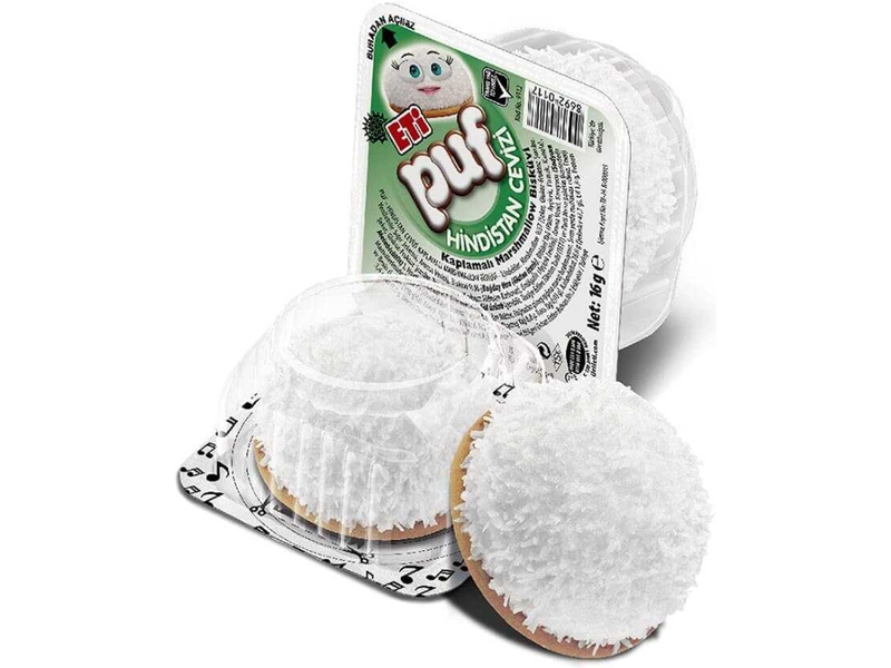 Eti Puf Hindistan Cevizli 18gr 48 li