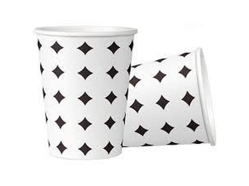 Karton Bardak Yıldız Desenli 7 Oz 50'Li Paket