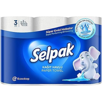 SELPAK HAVLU 3'LU * 8 AD (PLT-20)
