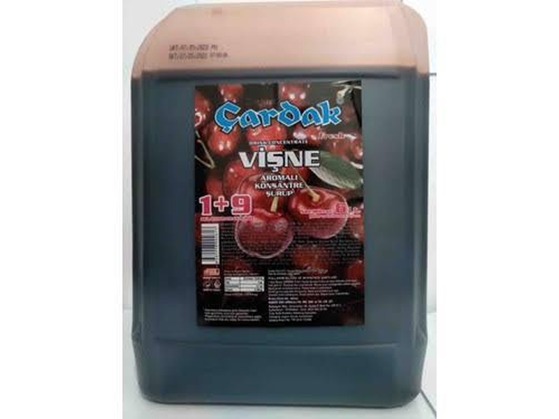 Çardak Vişne Meyve Suyu Konsantre Şurubu 1+5  Litre Vişne